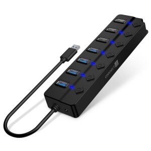 Product detail of Connect IT Mighty Switch 2, USB-A/ 4x USB-A 3.0, 3x USB-A 2.0 (CHU-5410-BK) černý