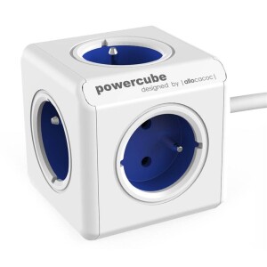 Product detail of Powercube Extended 5x zásuvka, 1,5m bílý/modrý