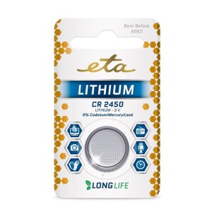 Product detail of ETA PREMIUM CR2450, blistr 1ks (CR2450LITH1)