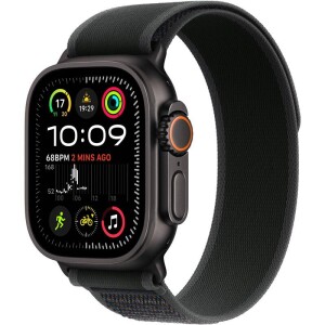 Product detail of Apple Watch Ultra 2 GPS + Cellular 49mm pouzdro z černého titanu - černý trailový tah - M/L (MX4V3CS/A)
