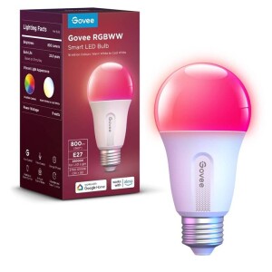 Product detail of Govee E27, RGBWW, 9W-60W, 800lm, Long Life (H6004CC1)