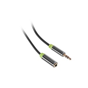 Product detail of GoGEN Jack 3,5mm,  2,5m, prodlužovací, pozlacené konektory (GOGJACK250FM01) černý