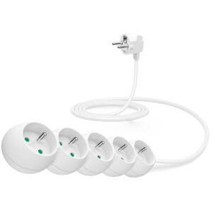 Product detail of Connect IT 5x zásuvka, 2m (CI-1317) bílý