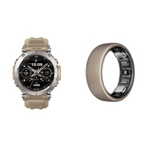 Product detail of Amazfit Chytré hodinky Amazfit T-Rex Ultra - béžové + Chytrý prsten Amazfit Helio Ring vel. 10 - titanium