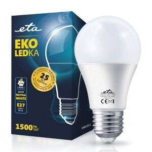 Product detail of ETA EKO LEDka klasik 15W, E27, neutrální bílá (ETAA60W15NW01)