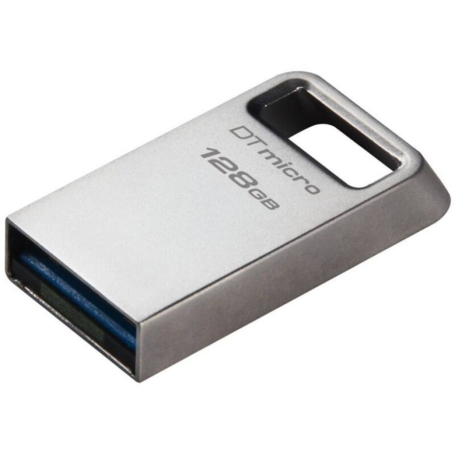Kingston DataTraveler Micro Metal 128GB (DTMC3G2/128GB) stříbrný - main (0)