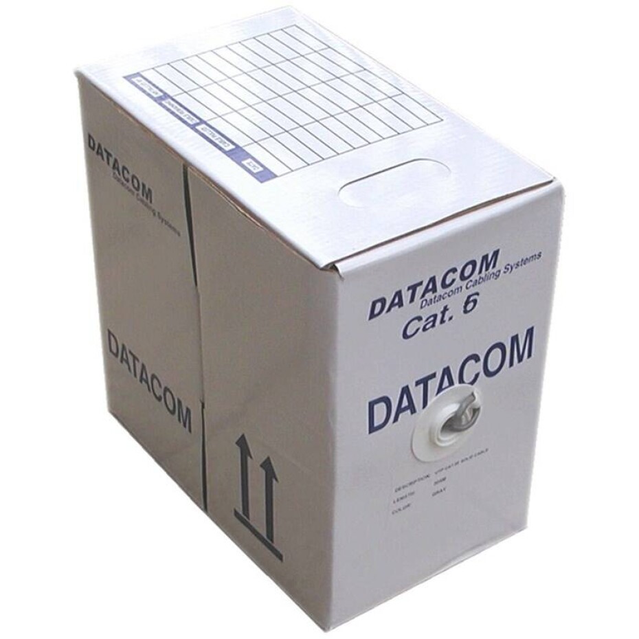 DATACOM UTP Cat.6 PVC, box, 305 m (1125) šedý - main (0)