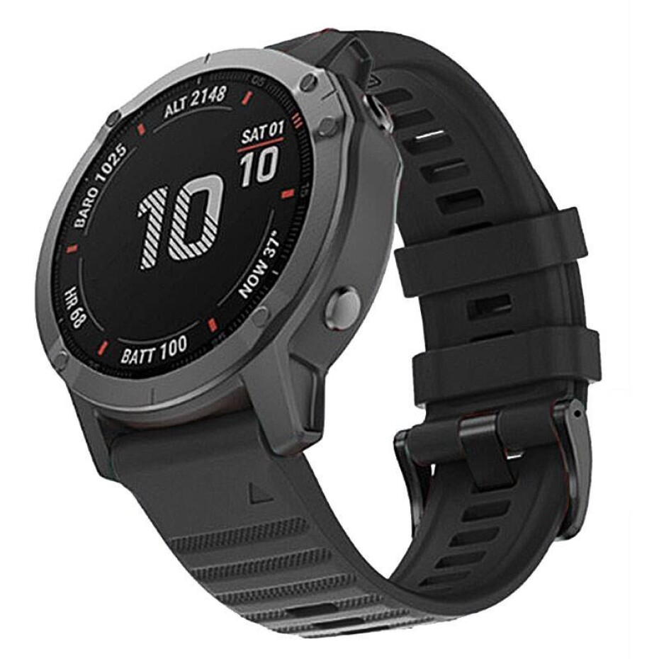 RhinoTech pro Garmin QuickFit silikonový outdoor 26mm (RTSS-020-BK) černý - main (0)