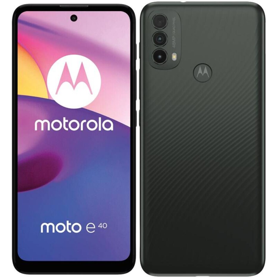 Motorola Moto E40 4 GB / 64 GB - Dark Cedar (PARL0001PL) - main (0)