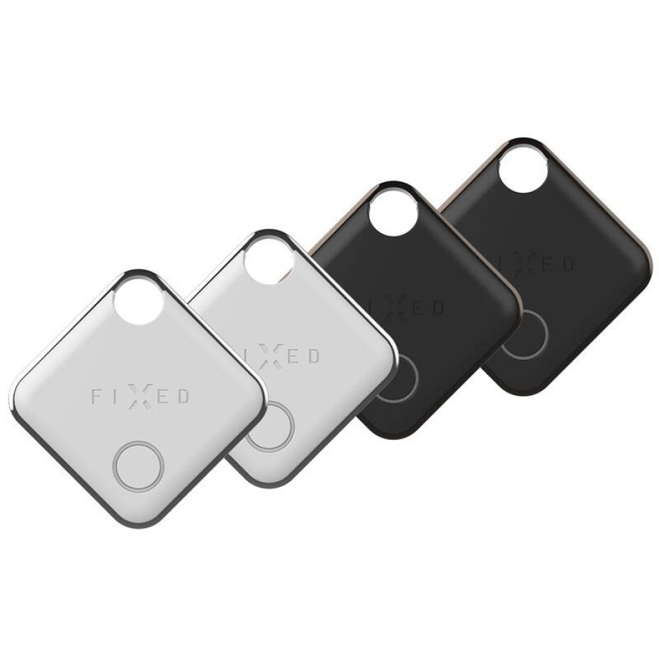 FIXED Tag s podporou Find My, 4 ks, 2x černý + 2x bílý (FIXTAG-4PACK-BKWH) - main (0)