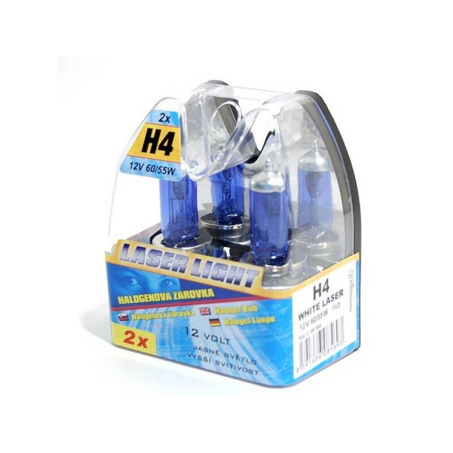 Compass 12 V H4 60/55W WHITE LASER 2 ks - main (0)