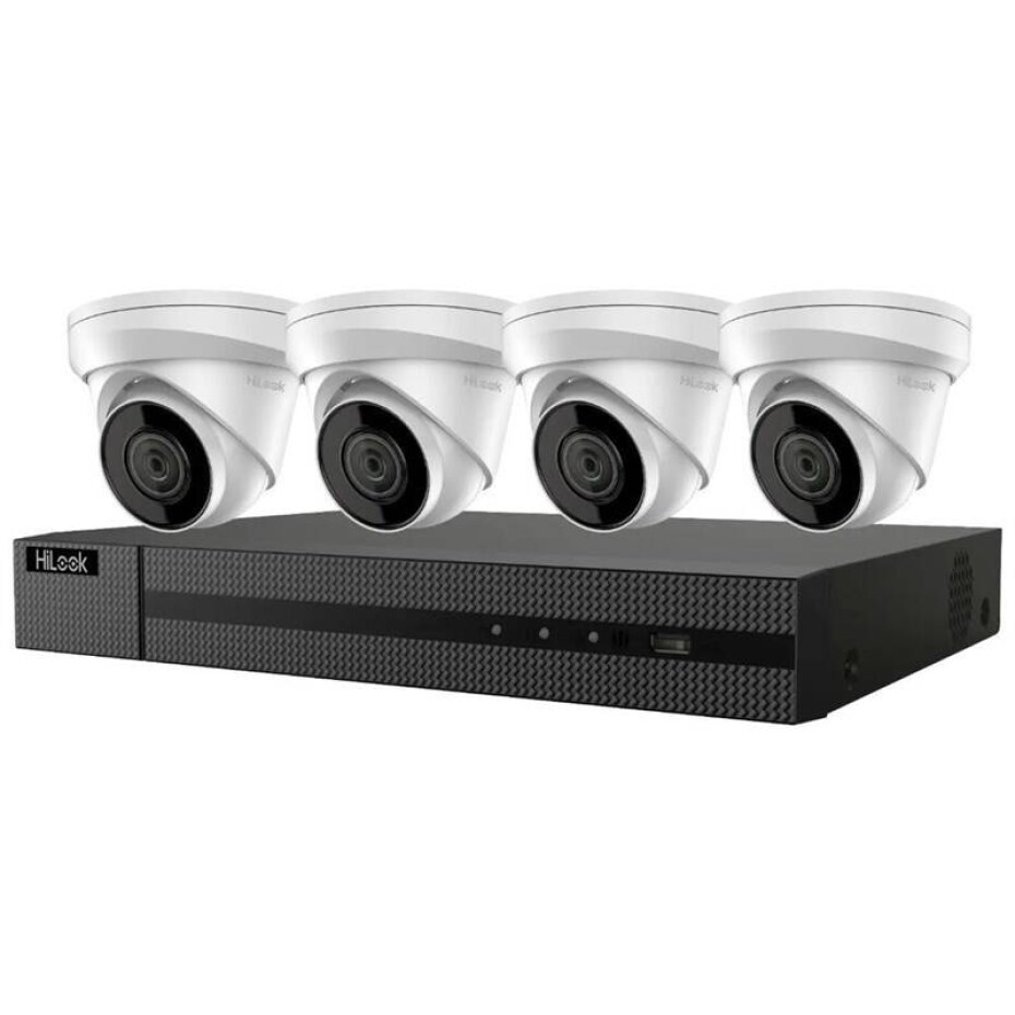 HiLook Powered by HIKVISION IK-4248TH-MH/P, 4x kamery IPC-T280H 2.8mm, 1x NVR-104MH-C (301501642) černý/bílý - main (0)