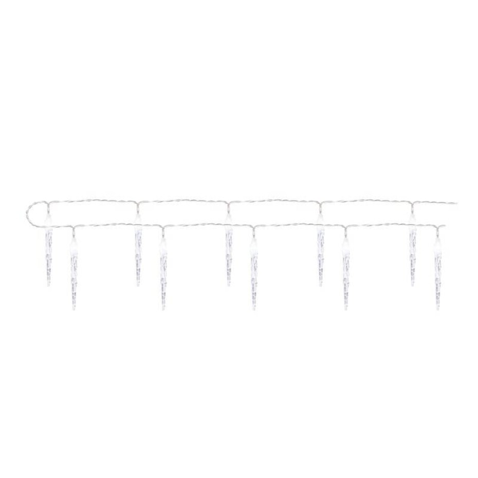 EMOS 10 LED girlanda - 10x rampouch, 1,35 m, 2x AA, vnitřní, studená bílá, časovač (DCGC01) - main (0)