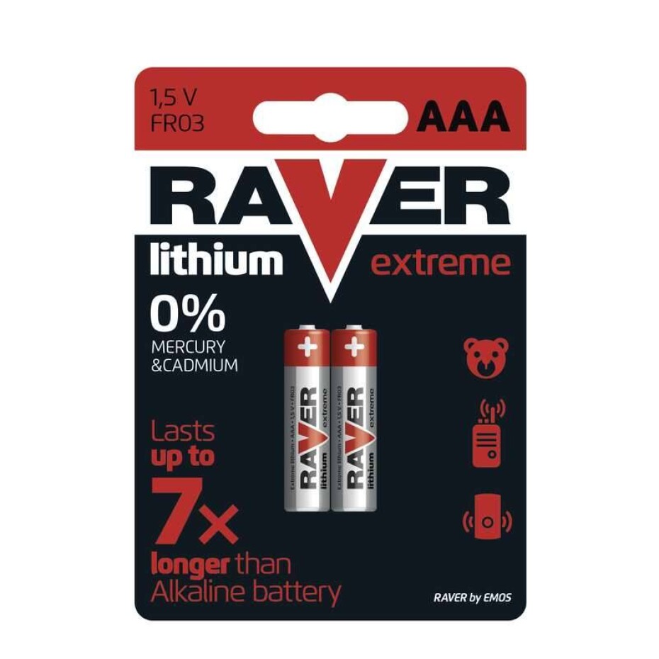 GP Raver AAA, LR03, blistr 2ks (B7811) - main (0)