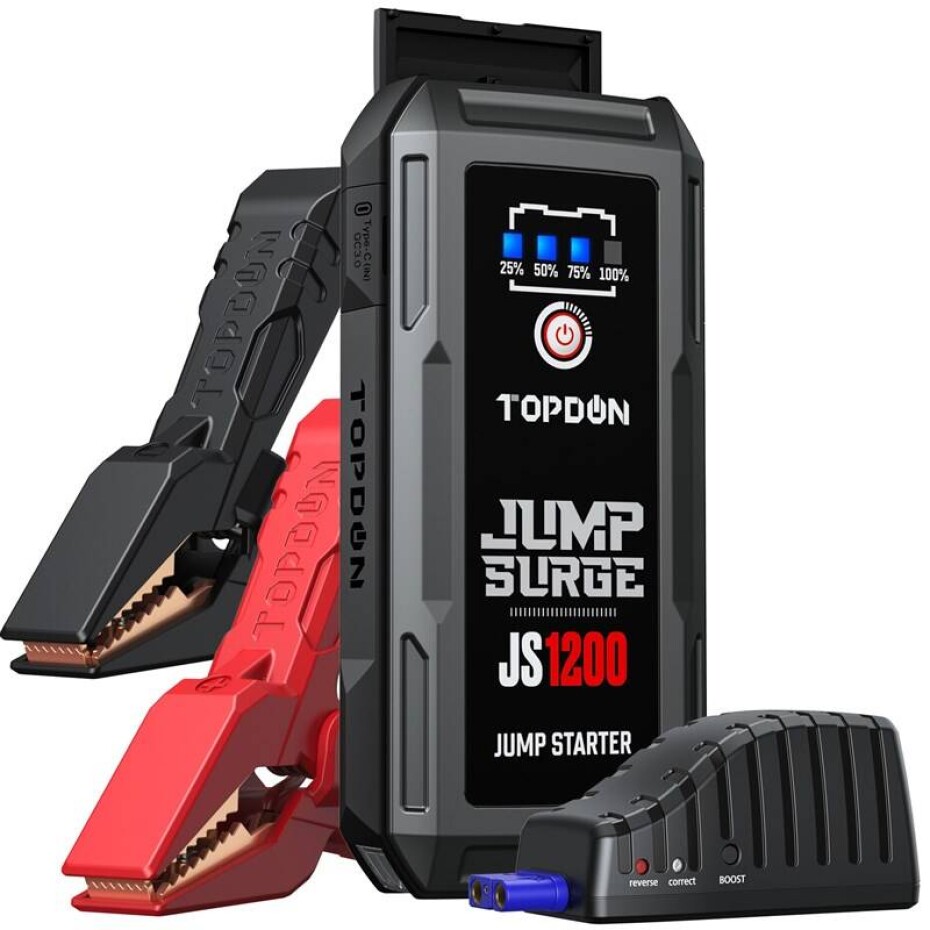 Topdon Car Jump Starter JumpSurge 1200, 10000 mAh (TOPJS12) černá - main (0)
