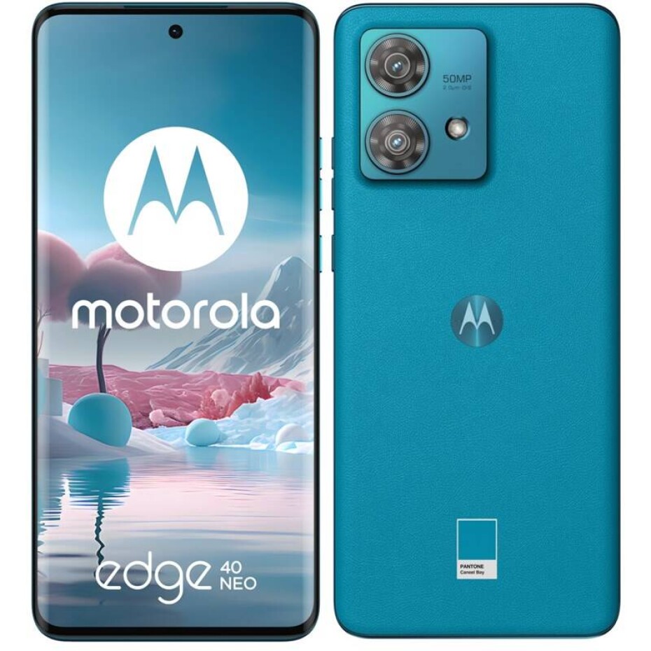 Motorola Edge 40 Neo 12 GB / 256 GB - Caneel Bay (Vegan Leather) (PAYH0038PL) - main (0)