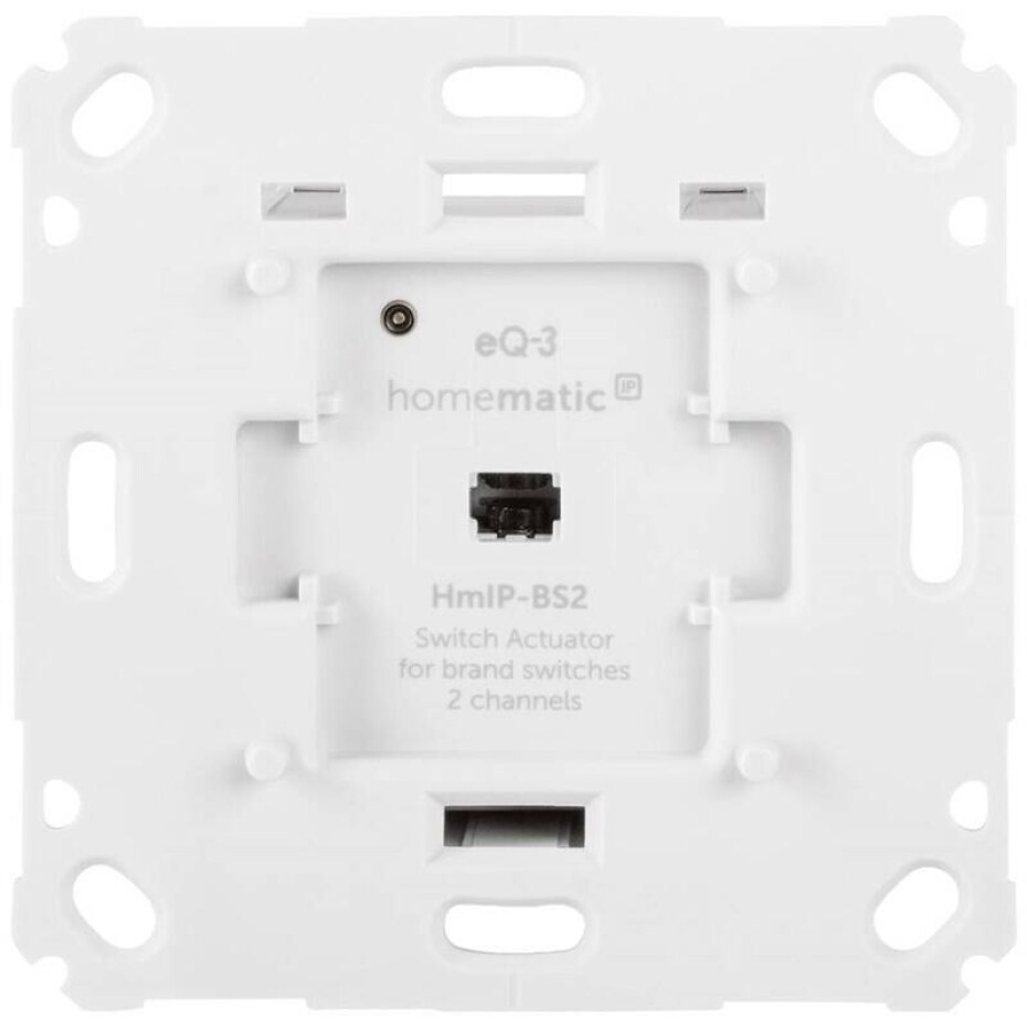 Homematic IP akční člen dvoukanálový - 6A, zápustná montáž (HmIP-BS2) - main (0)
