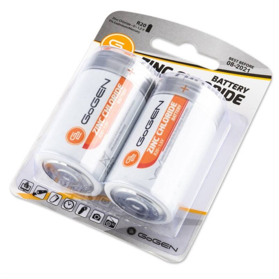 GoGEN D, R20, blistr 2ks (R20ZINC2) - main (0)