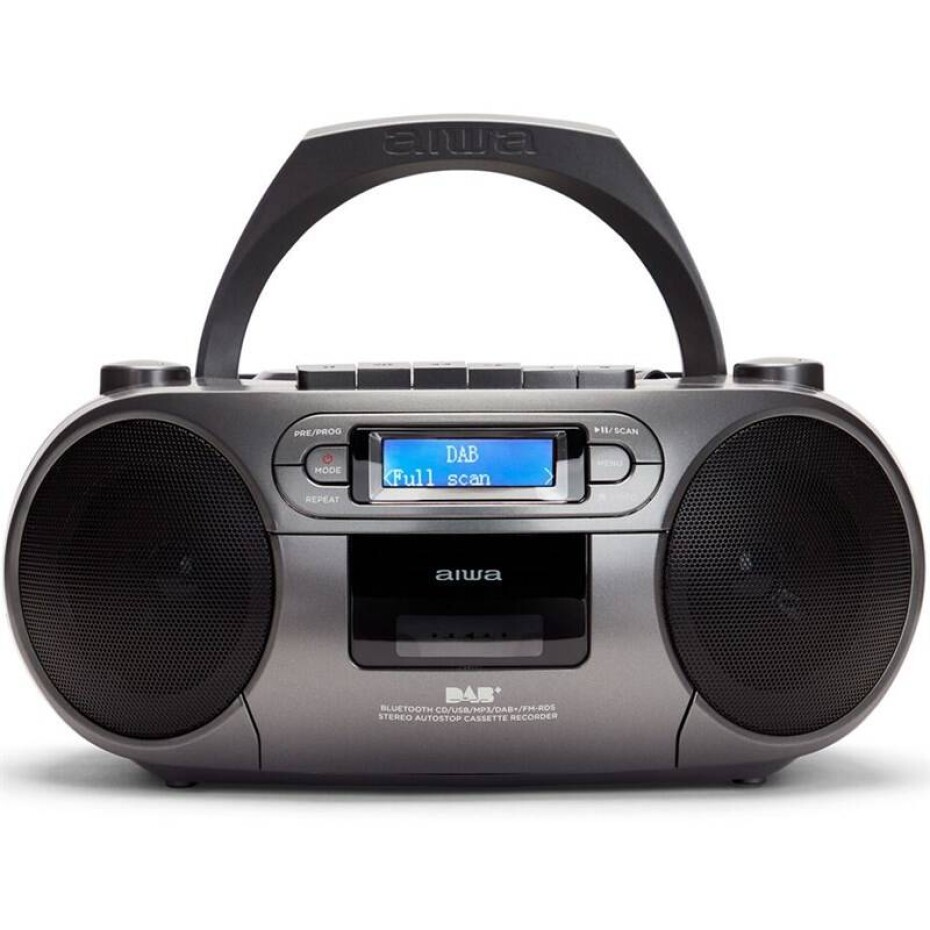 Radiomagnetofon s DAB+/CD AIWA BBTC-660DAB šedý - main (0)