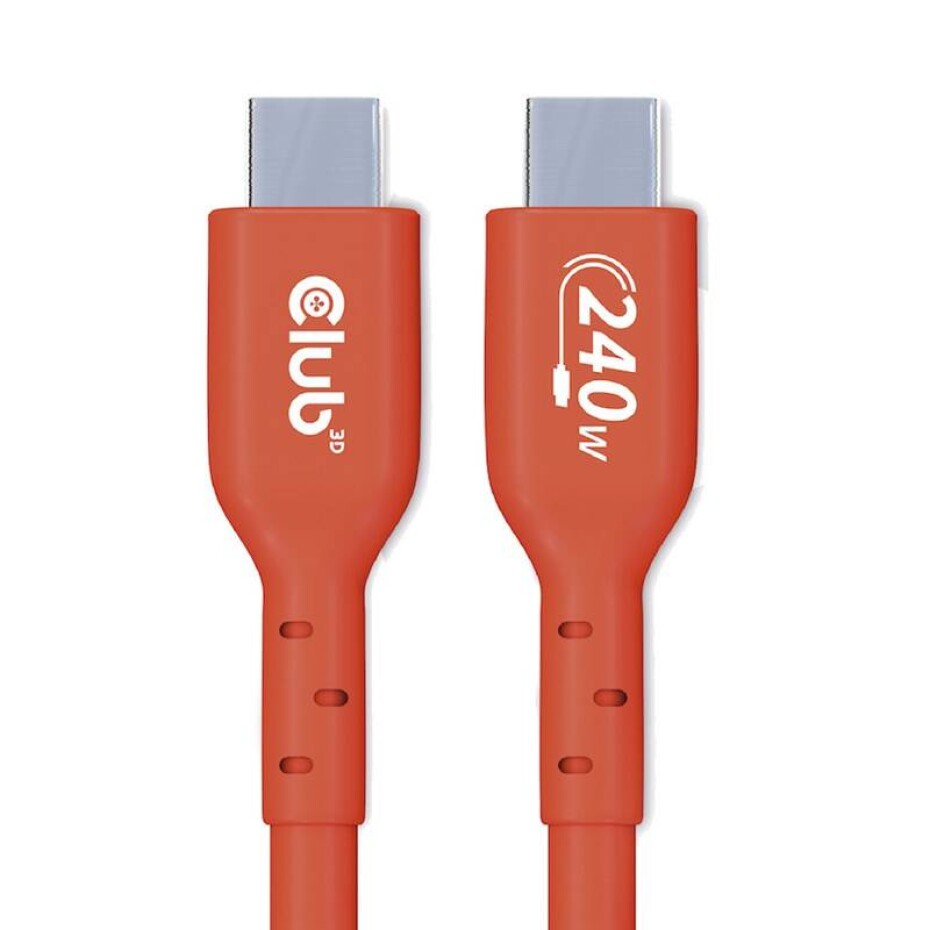 Club3D USB-C 240W, 4m (CAC-1515) červený - main (0)