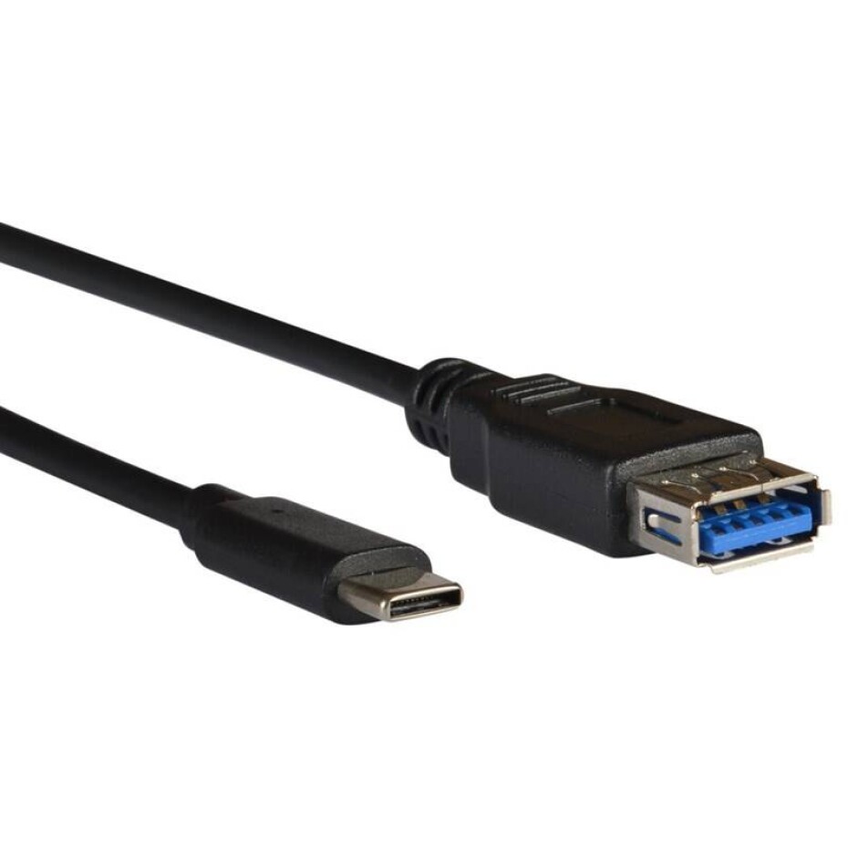 AQ USB 3.0 / USB-C, prodlužovací, 1,8m (xkci018) černý - main (0)