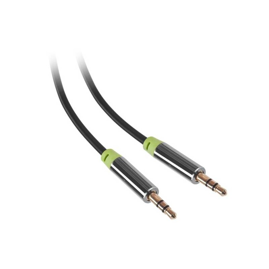 GoGEN Jack 3,5mm, 3m, pozlacené konektory (GOGJACK300MM01) černý - main (0)