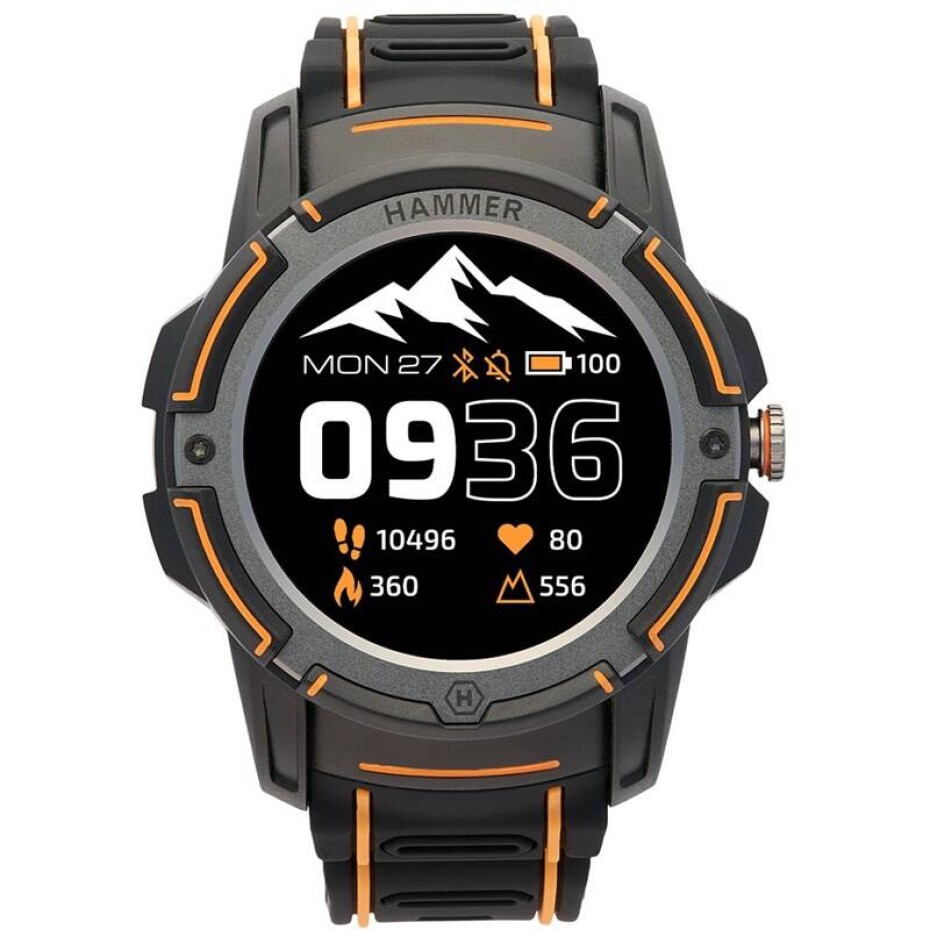 myPhone Hammer Watch Plus (SMAWAHAMPOR) černé/oranžové - main (0)