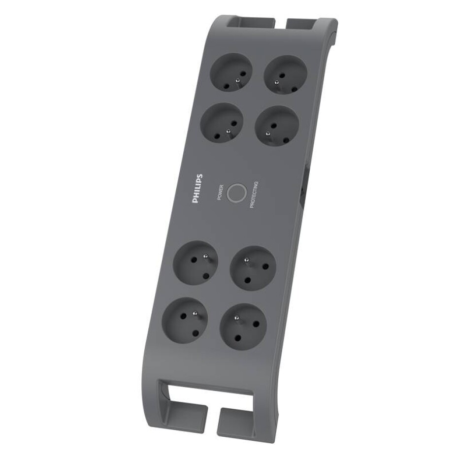 Philips SPN3180A/60 8x zásuvka, 2m (SPN3180A/60) šedá - main (0)