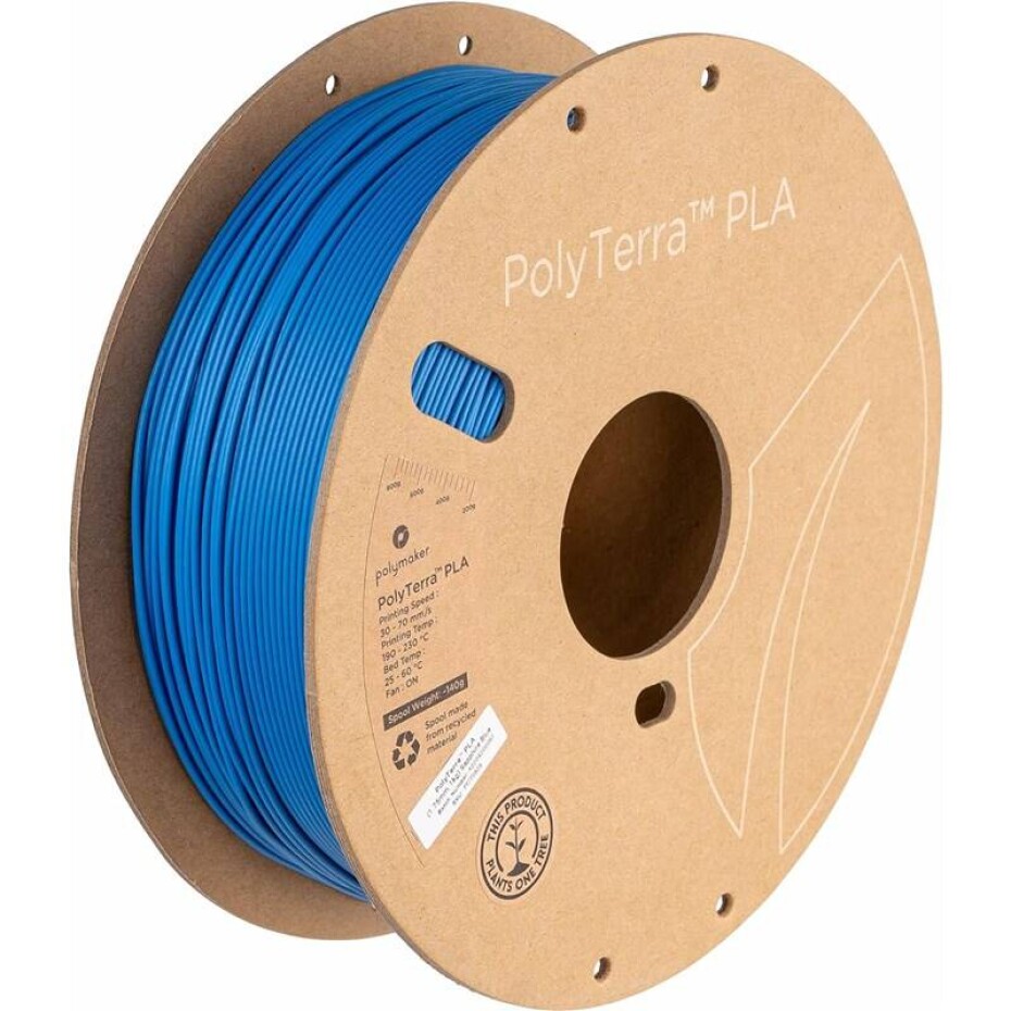 Polymaker PolyTerra PLA, 1,75 mm, 1 kg - Sapphire Blue (PM70828) - main (0)