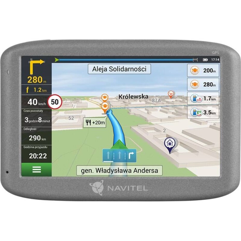 NAVITEL E501 Lifetime šedá - main (0)