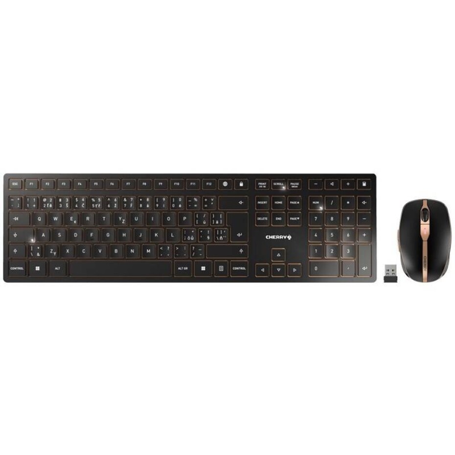 Cherry DW 9100 SLIM  CZ+SK (JD-9100CS-2) černá/měděná - main (0)
