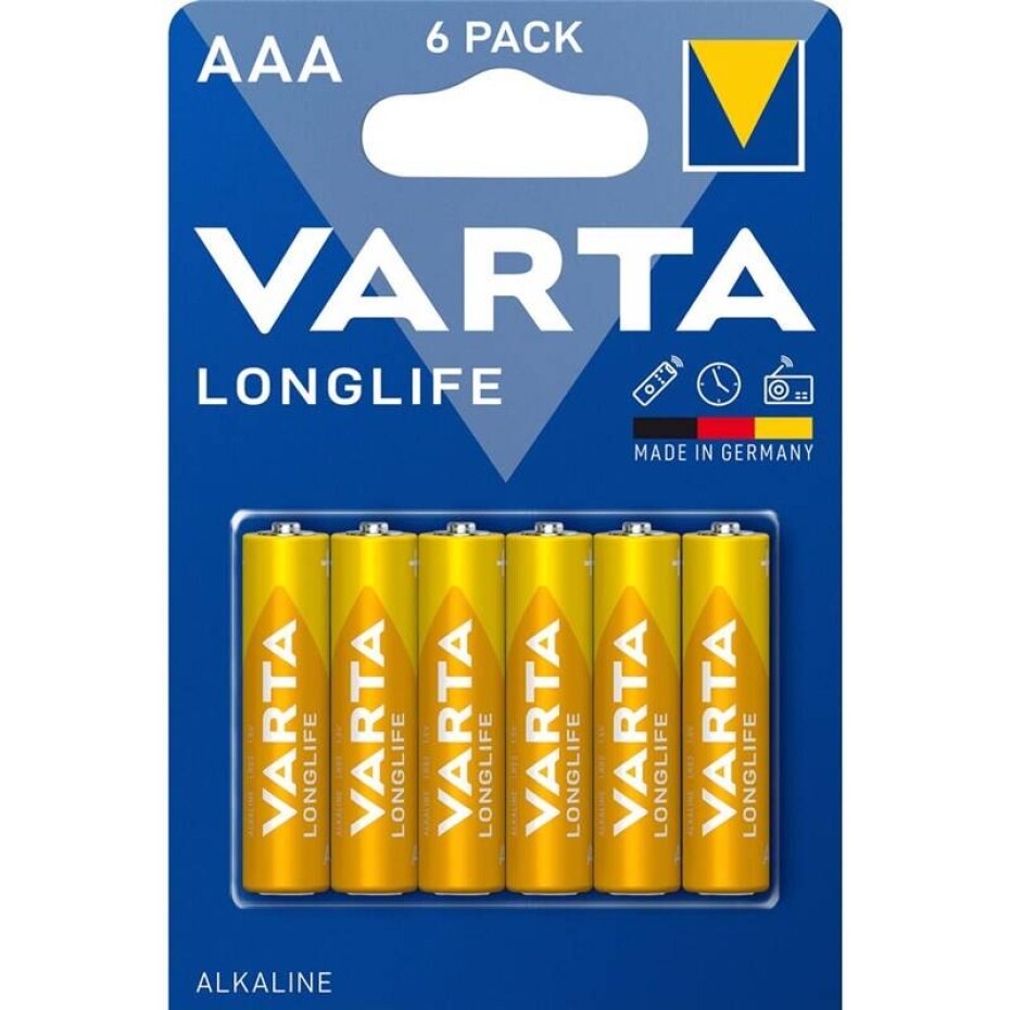 Varta LongLife AAA, 6ks (4103101416) - main (0)