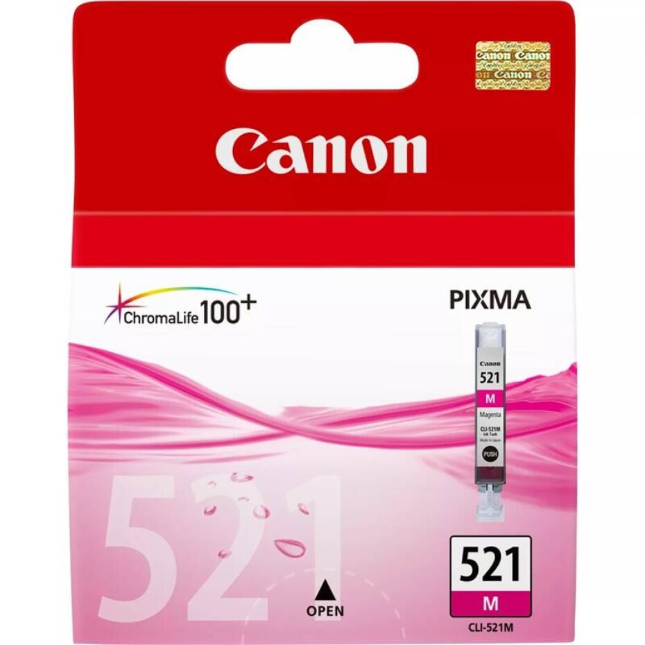 Canon CLI-521M, 510 stran (2935B001) purpurová - main (0)