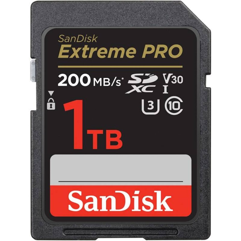 SanDisk SDXC Extreme Pro 1TB UHS-I U3 (200R/140W) (SDSDXXD-1T00-GN4IN) - main (0)