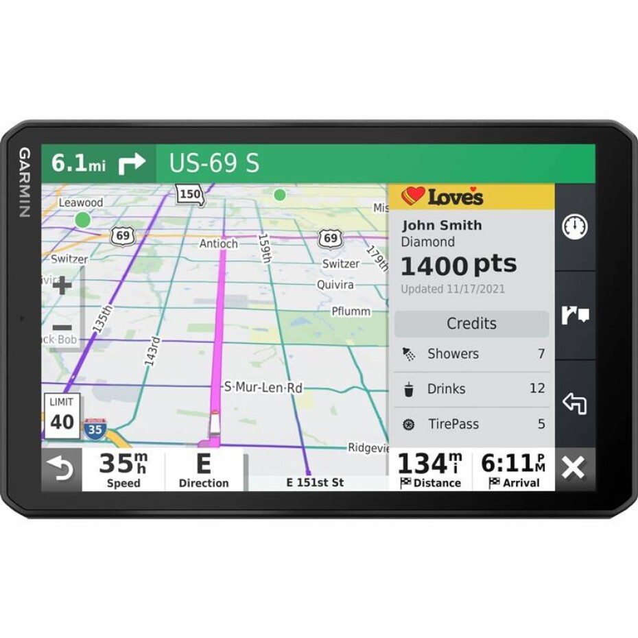 Garmin dēzl LGV810 Live Traffic černý - main (0)