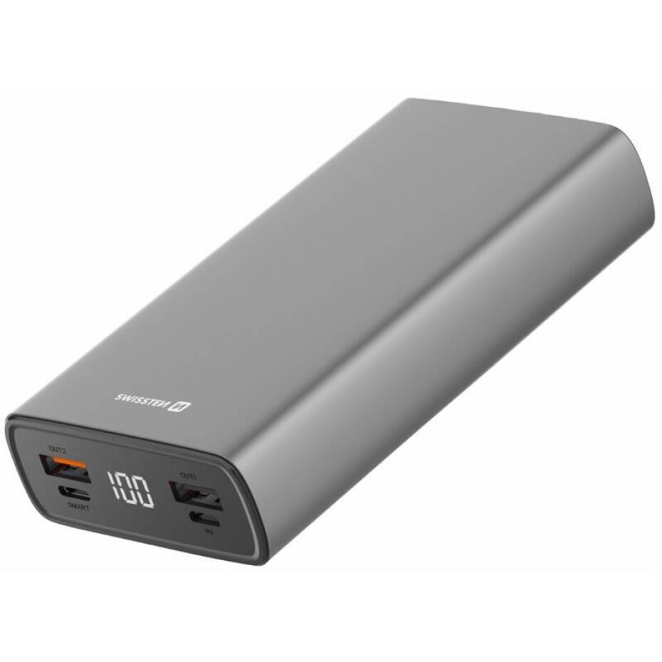 Swissten Aluminium 20 000mAh 20W (22013916) šedá - main (0)