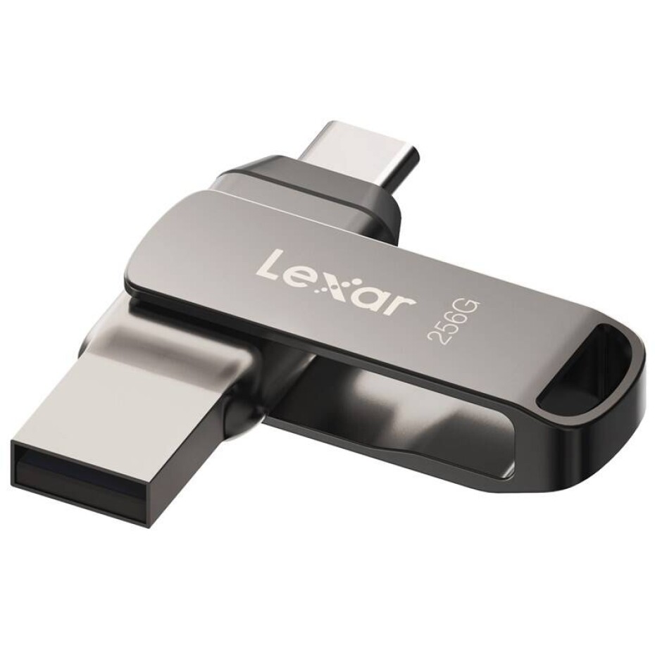 Lexar JumpDrive D400 Dual, 256GB (LJDD400256G-BNQNG) šedý - main (0)