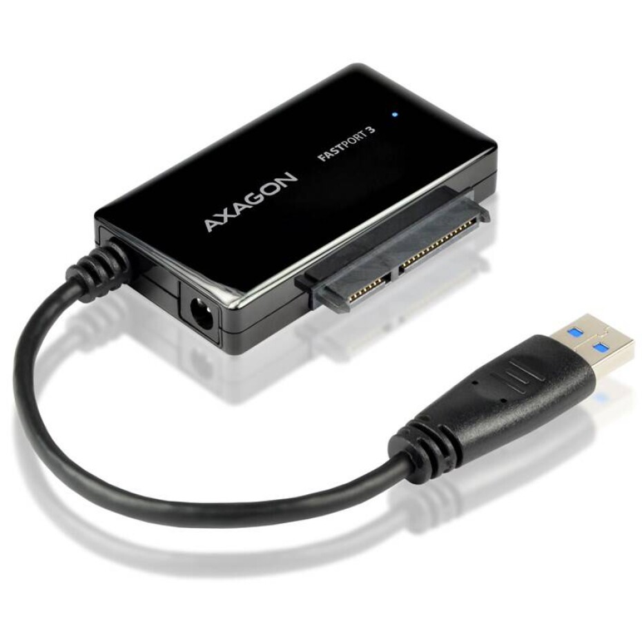 Axagon USB3.0 - SATA 6G HDD FASTport3 vč. Napáječe (ADSA-FP3) černý - main (0)