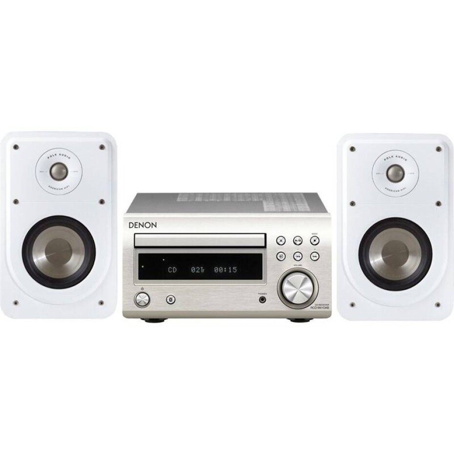 Denon RCD-M41 DAB + repro Polk S15E-W stříbrný/bílý - main (0)