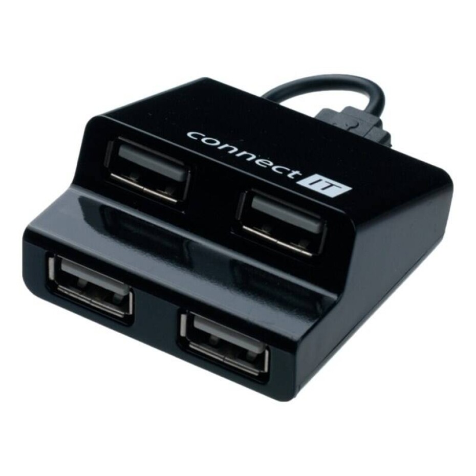 Connect IT (CI-108) USB 2.0 / 4x USB 2.0 (CI-108) černý - main (0)