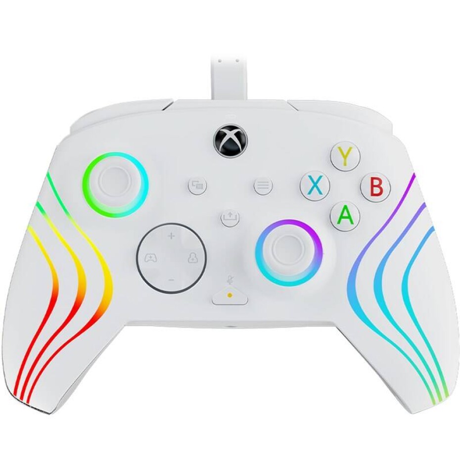 PDP Afterglow Wave RGB Wired Controller pro Xbox One/Series (049-024-WH) bílý - main (0)