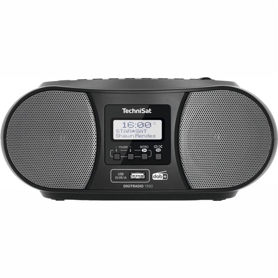 Radiopřijímač DAB+/CD Technisat DIGITRADIO 1990 černý - main (0)