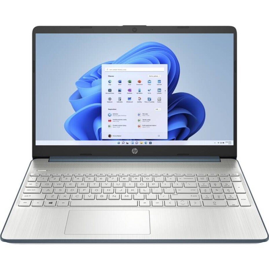 HP 15s-fq3620nc + Microsoft 365 pro jednotlivce (72H95EA#BCM) stříbrný/modrý - main (0)