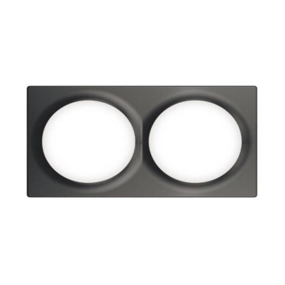 Fibaro Walli Dvojrámeček, matná antracit (FG-Wx-PP-0003-8) - main (0)