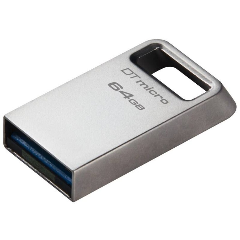 Kingston DataTraveler Micro Metal 64GB (DTMC3G2/64GB) stříbrný - main (0)