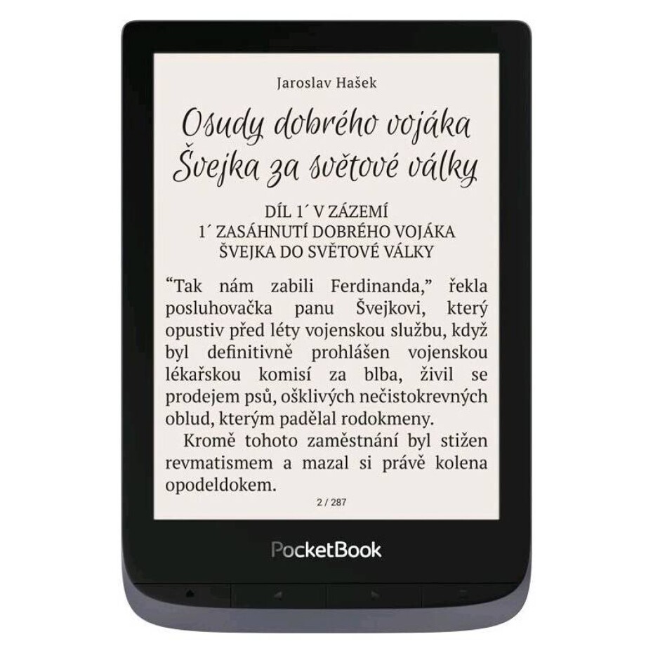Pocket Book 632 Touch HD 3 - Metallic Grey (PB632-J-WW) - main (0)