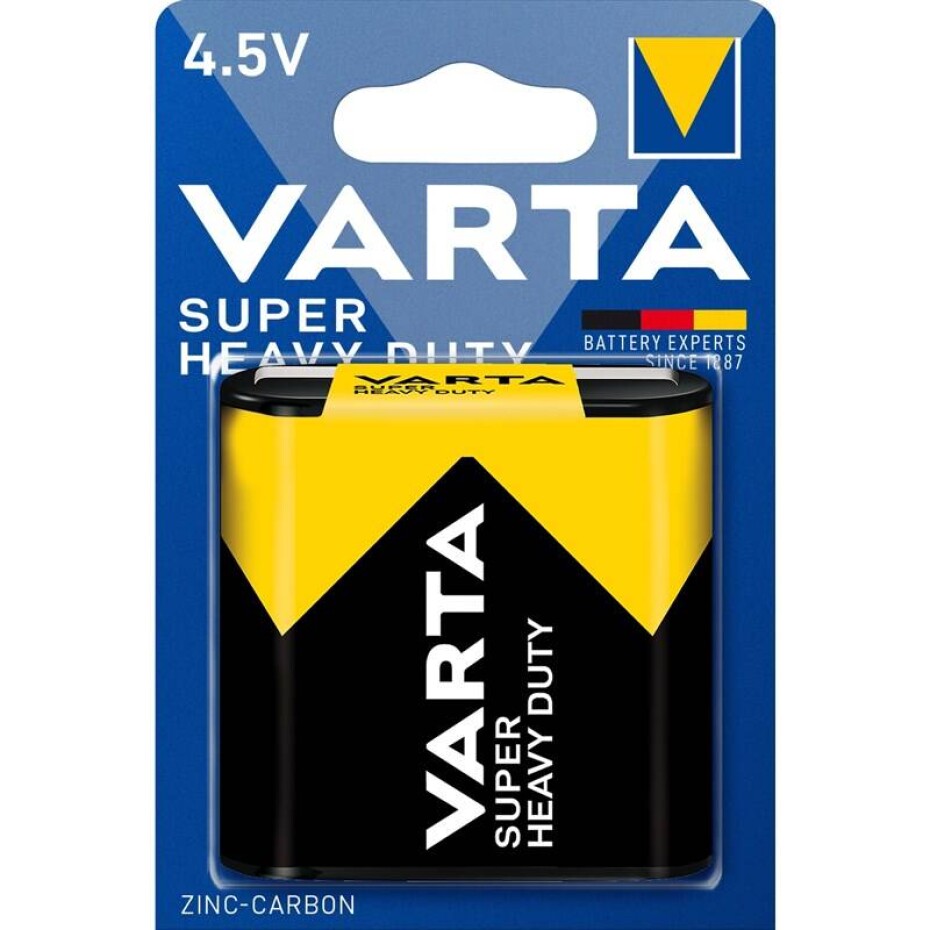 Varta Super Heavy Duty 4,5V, 3R12, blistr 1ks (2012101411) - main (0)