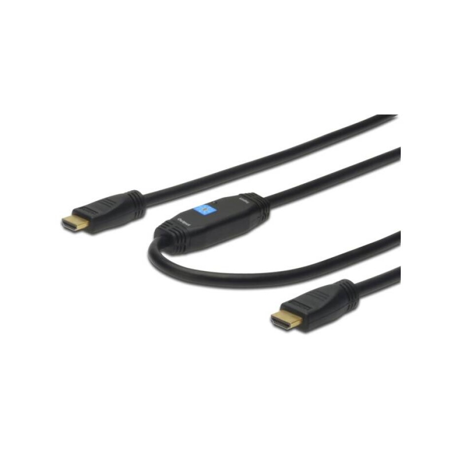 Digitus HDMI 1.4, 15m, ethernet, aktivní zesílení (AK-330118-150-S) černý - main (0)
