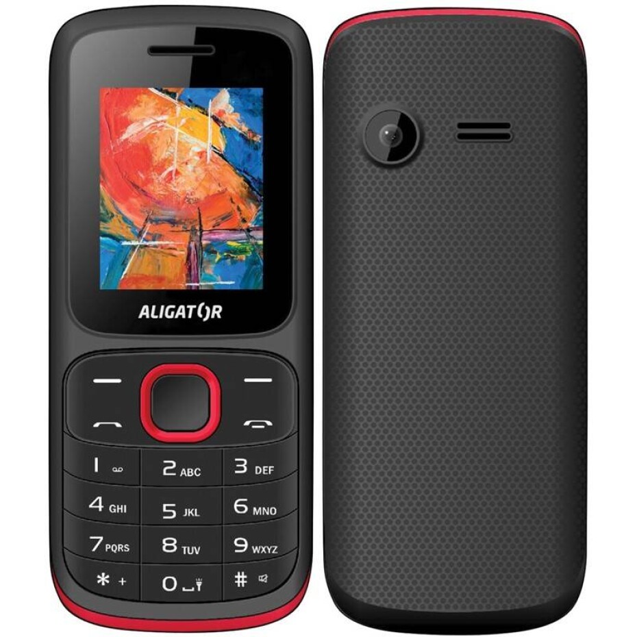 Aligator D210 Dual SIM (AD210BR) černý/červený - main (0)