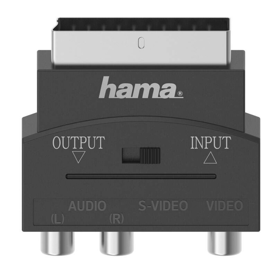 Hama SCART / 3 cinch AV + S-video, IN/OUT (205268) - main (0)